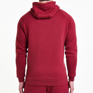 เสื้อฮู้ดซิปเต็มตัวผ้าฟลีซคุณภาพสูง 100% ผ้าฝ้ายสำหรับผู้ชาย ชุดวอร์มออกแบบเองได้ ชุดออกกำลังกายฤดูหนาว ชุดกีฬา - Product Image 4