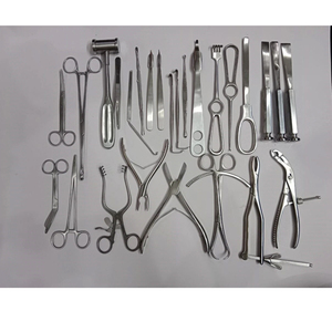 Ensemble d'instruments de chirurgie orthopédique de base, 25 pièces, acier inoxydable, kit chirurgical orthopédique autoclavable - Product Image 2