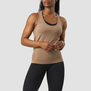 Nueva Camiseta Deportiva de Tirantes Largos con Cuello en U para Mujer, Transpirable, Absorbente de Sudor, para Entrenamiento Deportivo, Compresión - Product Image 3