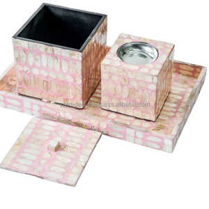 Zaynah Aura Mother Pearl Inlay Bakhoor Quemador Acrílico Contenedor Premium Juego decorativo Hecho a mano Ecológico Durable para - Product Image 2