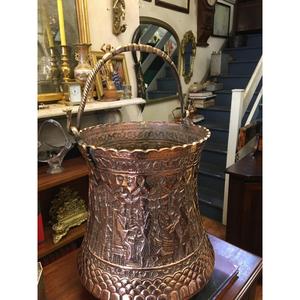 Best Seller Multi-Purpose Copper <b>Bucket</b> with Thick Gauge Copper Strong Build Suitable for Home and Kitchen & Utility Storage Use - Product Image 2