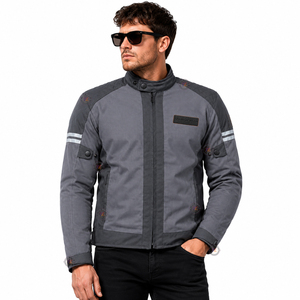 Motorcycle Textile Cordura Mesh Waterproof Plus Size Breathable Riding Jacket for Men's Auto Racing - Product Image 2