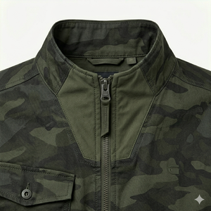 Conjunto Deportivo de Camuflaje Premium para Hombre, Impresión por Sublimación, Poliéster de Secado Rápido, Chaqueta y Pantalones Casuales de Otoño con Cuello Alto - Product Image 6