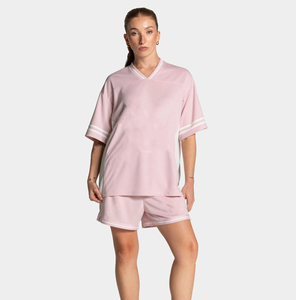 Nouveaux shorts pour femmes en polaire polyester/coton, taille haute, sportifs, tendance, décontractés, confortables, imprimés, personnalisables, qualité export - Product Image 2