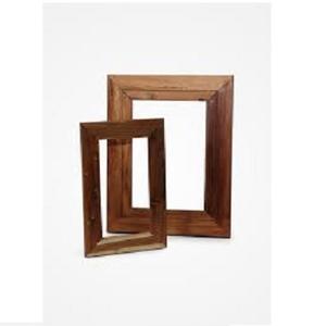 Cadre photo en bois rustique, cadre en bois massif, cadre photo mural, cadre en bois en gros - Product Image 3