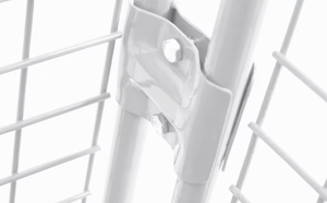 Estante Metálico Industrial con Ruedas, Cuatro Niveles, Plegable, Ajustable, Moderno, Apilable, para Almacenamiento de Artículos en Talleres, Tipo Vertical - Product Image 3
