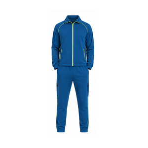 Men Fleece Sports Tracksuit Custom Warm Training Gym Jogging Jacket <b>Pants</b> Set OEM ODM Wholesale Apparel Manufacturer Bulk Export - Product Image 1