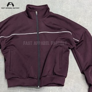 Haut de gamme de qualité supérieure, respirant, couleur marron, avec fermeture éclair, vente en gros, nouveau style, épais, séchage rapide, couleur marron, avec fermeture éclair - Product Image 3