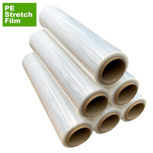 Rollo Jumbo de película estirable LLDPE de alta resistencia, a prueba de humedad y duradero, para aplicaciones de embalaje y embalaje. - Product Image 1