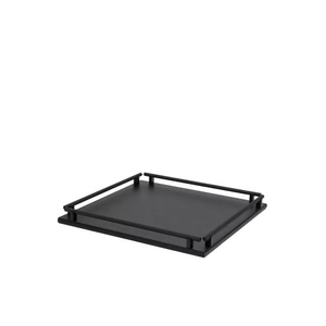 Bandeja Cuadrada de Metal para Servir Aperitivos, Novedad, Bandeja Decorativa para Comida, Postres, Té, Café, Elegante y Personalizable para Cocina - Product Image 1