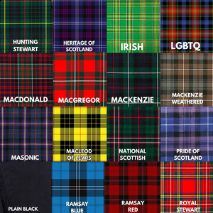 Kilt hybride plissé pour femme avec boucles latérales, options de tartan personnalisées, jupe longue, tenue écossaise - Product Image 6