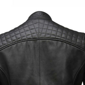 Chaqueta de cuero nueva, moderna y elegante, de buena calidad, la más vendida, al precio más bajo, nuevo diseño, 100% cuero puro, precio al por mayor. - Product Image 2
