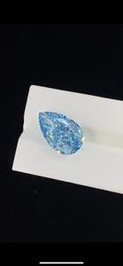 Diamantes de Laboratorio Cultivados en Laboratorio, Corte Pera, Color Vívido Fantasía, 3.0 CT, VS1-VS2, Certificados por IGI, para Joyería Personalizada - Product Image 2