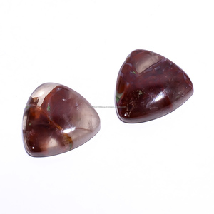 Élégant exclusif naturel fantôme Quartz lâche pierres précieuses Cabochon lisse billion coupe pour la fabrication de bijoux pour colliers boucles d'oreilles - Product Image 1