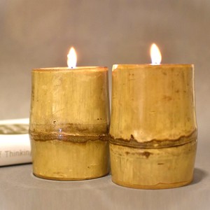 Vela aromática de bambú sostenible, barata, en tubo, ecológica, set de regalo para eventos - Product Image 1