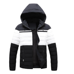 New Design Lightweight Stylish Custom Logo Canvas Stand Collar Full Sleeve Custom Color <b>Puffer</b> <b>Jacket</b> for Adults - Product Image 1