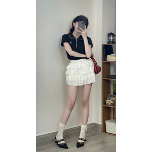 Nuevo Diseño, Mejor Precio, Camisetas de Mujer Estilo Coreano, Ecológicas, Ajustadas, Cuello en V, con Botones, Calidad Premium, Muestra Gratis - Product Image 5