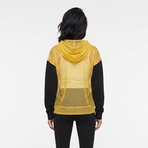 Sudadera Ligera de Malla Transparente para Mujer, Ropa de Playa, Sudadera con Capucha, 100% Poliéster, Transparente, Unisex - Product Image 2