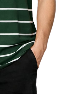 Camiseta Personalizada Verde y Blanca para Hombre, 100% Algodón, Cuello Redondo, Manga Corta, Corte Regular, Estilo Casual, Ecológica, para Verano, OEM - Product Image 6