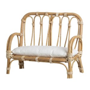 Wholesale Rattan Baby Doll House <b>Sofa</b> Miniature Size <b>Kids</b> Toy Cheap Price Factory Direct Sale Hot Sale High Quality Decor - Product Image 2