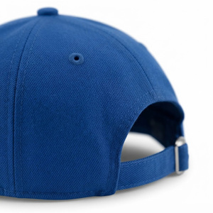 Blue 6-Panel Snapback Baseball <b>Cap</b> Unisex Fitted Adjustable 100% Cotton Twill Solid Color Casual Adult <b>Hat</b> Size 58-60CM - Product Image 5