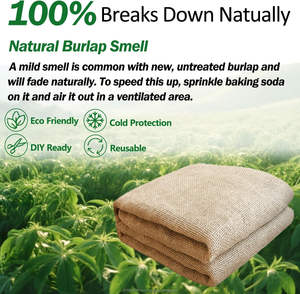 100% Natural Eco-Friendly Durable Biodegradable Jute <b>Hessian</b> Geotextile Fabric 300g/m Width 40Inch X 40Ft 10oz <b>Roll</b> Bangladesh - Product Image 6