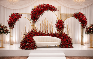 Supports muraux pour bougies en métal, style boîte moderne, luxe simple, pour la décoration de scène de mariage et d'événements, avec taille et couleur personnalisables - Product Image 3