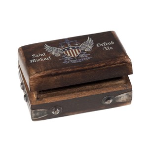 Caja para cuentas de oración de madera de mango con incrustaciones |   Caja de Almacenamiento de Madera Hecha a Mano al por Mayor - Product Image 2