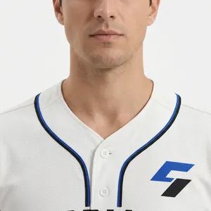 Camiseta de Béisbol Personalizada para Hombre, Manga Corta, Sublimada, Absorbente de Humedad, Antibacteriana, Corte Regular, para Todas las Temporadas, Ropa de Equipo - Product Image 5