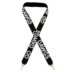 University Tiger Football <b>Game</b> Day Attire Geaux Tigers Beaded Belt Purse Straps Customized Size Crossbody Embroidery Cotton - Product Image 3