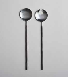 Juego de servidores universales multiusos de acero inoxidable para servir pasta, arroz, frutas y verduras - Product Image 5