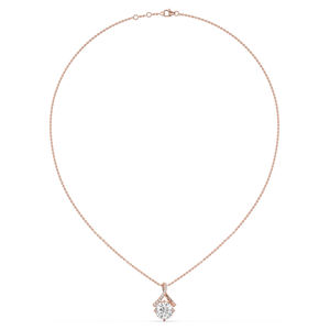 Colgante de Diamante de Laboratorio de Corte Redondo de 2.60Ct en Oro de 14K, Estilo Único y Ligero, Joyería Fina, Proveedor Mayorista B2B, Fabricación al por Mayor - Product Image 5