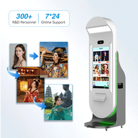 Machine de photomaton IA OEM avec solution de personnalisation de marque, kiosque photo en libre-service pour les distributeurs mondiaux