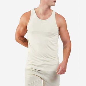 Débardeurs de sport décontractés pour hommes OEM, séchage rapide, en coton personnalisé, pour l'été - Product Image 1