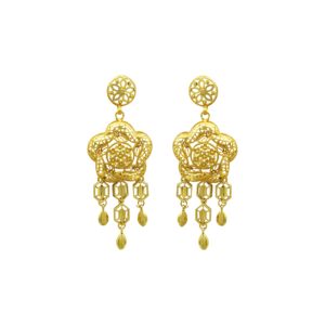 Wholesale Brass 14K/18K/24K Micron Gold Plated Turkish Design Long <b>Bridal</b> <b>Jewelry</b> <b>Set</b> Traditional Dubai Style Wedding Party - Product Image 6