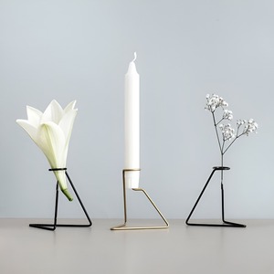 Premium Living Metal Candle Stand Decorative Candle Holder Modern Interior Wedding Table Decor Accent - Product Image 3