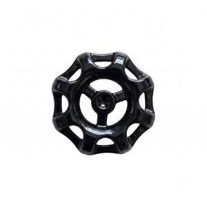 Bouton de tiroir moderne noir en forme de fleur, quincaillerie de meuble en métal, type à insertion par boulon, installation facile, boutons en fonte faits à la main - Product Image 6