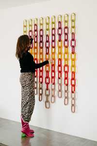 <b>Decorative</b> Resin Chain <b>Wall</b> Hanging for Wedding Home <b>Decoration</b> - Product Image 5