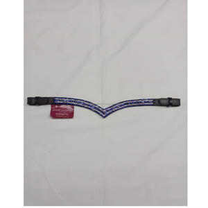 Élégant qualité Bling Crystal Brow Band V Shape \ browbands Horse Leather Wholesale Manufacturer - Product Image 1