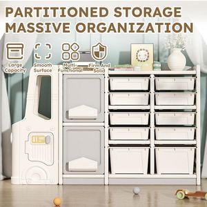 Children's <b>Storage</b> Cabinets <b>Kids</b> & <b>Teen</b> Toy Organization Solution - Product Image 3