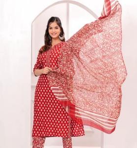 Ensemble de costumes pour femmes en soie Vichitra brodée, vêtements ethniques de luxe pour les occasions spéciales, couleurs violet, bleu, rose, vente en gros, boutique, achat en gros - Product Image 6