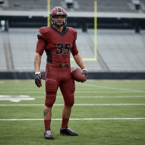 Sportswear Polyester Lightweight Mesh Solid Plain Color Team Player Custom Printed Name Number Design American Football Uniforms - Product Image 3