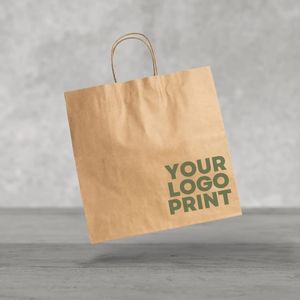 Bolsa de Papel Textil Reciclado Versátil con Diseño Personalizado, Material Transpirable, Bolsa de Compras para Marcas de Estilo de Vida Sostenible - Product Image 6