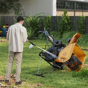 Multipurpose Mower Lift Jack 48 X 19.5 Folded Size 24 Lbs Net Weight for Cleaning/Repairing Mower Parts Accessories - Product Image 3