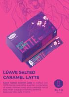 Café instantané vietnamien de qualité supérieure 100% du fabricant, saveur caramel au sel, 20g x 8 sticks, marque privée et OEM, 8 paquets UHT