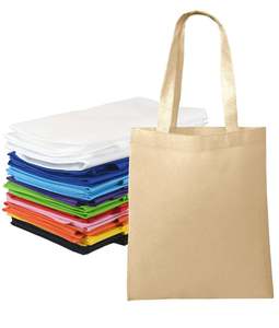 Bolsa de Compras de Polipropileno No Tejido, Multicolor, Tamaño Mediano, con Asa para el Hombro, Económica, Ligera, Personalizable con Impresión - Product Image 2