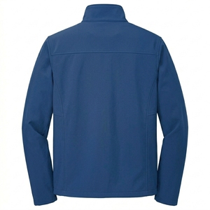 <b>Men's</b> custom logo stand collar full sleeve pickleball sports zipper <b>jackets</b> front sleeves front pockets winter courtwear OEM ODM - Product Image 2