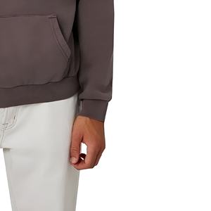 Sudadera con Capucha con Insignia de Águila Marrón, Corte Holgado, Estilo Urbano, Sudadera de Felpa de Algodón Premium, Logotipo Personalizado, OEM, ODM - Product Image 3