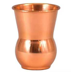 Mug de voyage martelé en cuivre et or rose, en acier inoxydable 304, écologique, design minimaliste pour le camping, logo personnalisé Beer King - Product Image 1