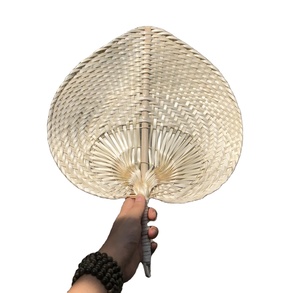 พัดไม้ไผ่ทำมือ พัดพับได้จากไม้ไผ่ธรรมชาติ สำหรับของขวัญ ของที่ระลึก งานแต่งงาน ขายส่ง จำนวนมาก - Product Image 6